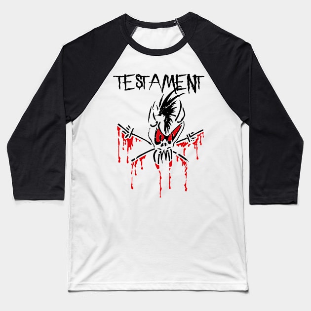 testament headbang Baseball T-Shirt by potato cast